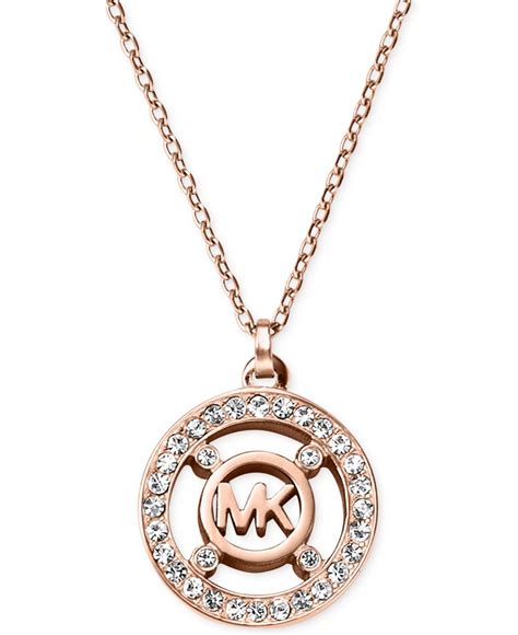 michael kors pendant necklace david jones|Michael Kors necklace for women.